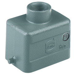 Harting Hood, top entry, M20, single locking, size 6B Harting