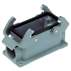 Harting Surface housing, double locking, side entry, size 10B Harting