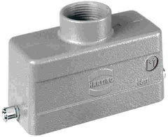 Harting Hood, single locking, top entry, M25, size 10B Harting