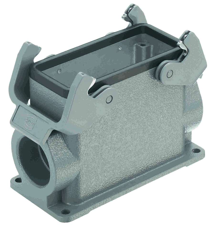 Harting Surface housing, double locking, side entry, 2x M32, size 16B Harting