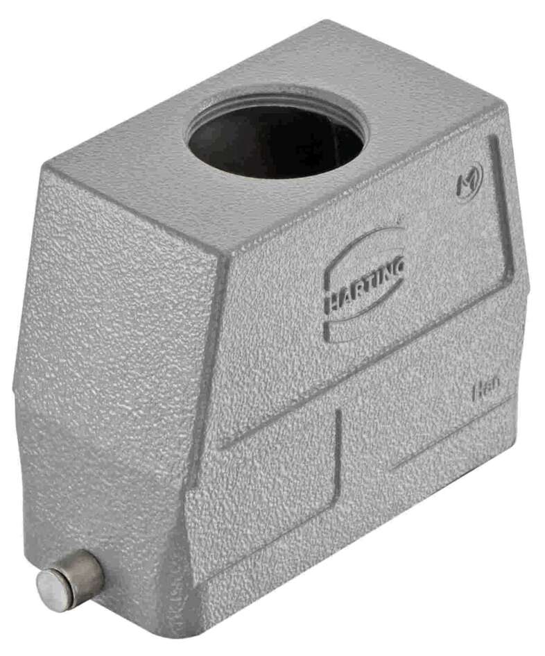 Harting Hood, high construction, single locking, top entry, M32, 16B Harting