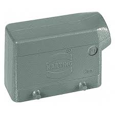 Harting Hood, double locking, side entry, M32, size 16B