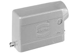 Harting Hood, side entry, M25, single locking, size 16B Harting