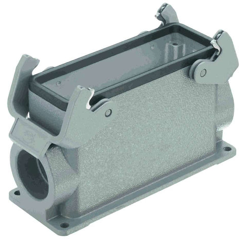 Harting Surface housing, double locking, side entry, 2x M32
