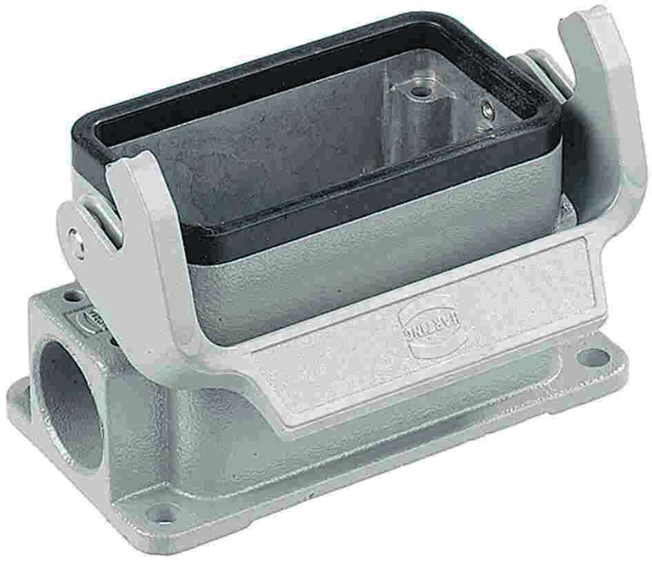 Harting Surface housing, single locking, side entry, size 24B Harting