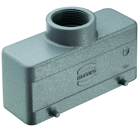 Harting Hood, top entry, M32, double locking, size 24B Harting