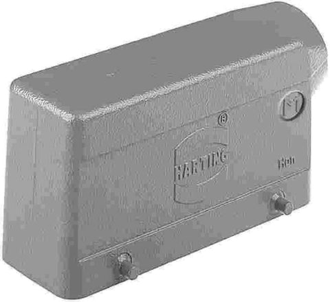 Harting Hood, double locking, top entry, M32, size 24B Harting