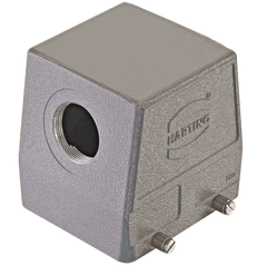 Harting Hood, side entry, M40, double locking, size 32B Harting