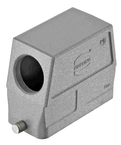 Harting Surface housing, single locking, side entry, 2x M32 Harting