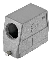 Harting Surface housing, single locking, side entry, 2x M32 Harting