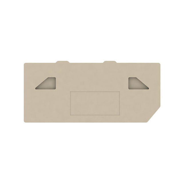 Weidmuller End plate, dark beige, 69.1 x 2.5mm Weidmuller