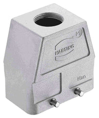 Harting Hood, double locking, top entry, M32, size 10B. Harting