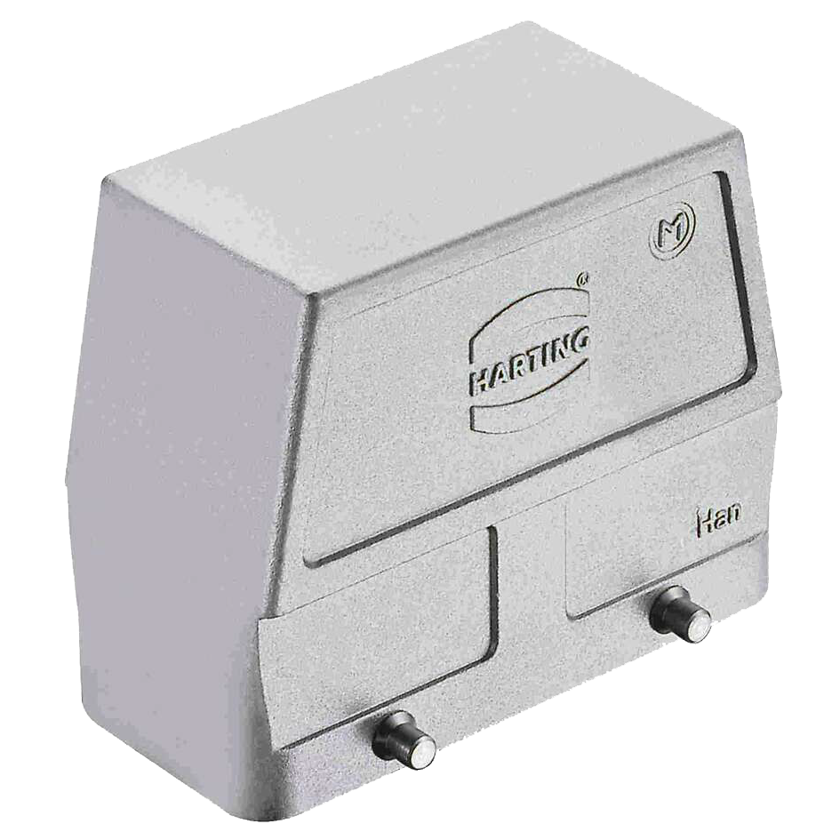 Harting Hood, double locking, side entry, M32, size 16B Harting