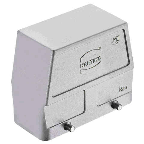 Harting Hood, double locking, side entry, M32, size 16B Harting