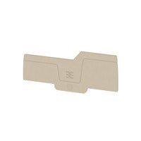Weidmuller End plate, dark beige, 37.8 x 87.25 x 2.1mm Weidmuller