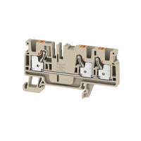Weidmuller Feed-through terminal, push-in, 4 mm², 800V, 32A Weidmuller