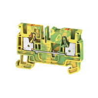 Weidmuller A2C 4 PE terminal, push-in, green/yellow, 4mm²