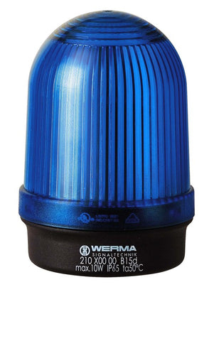 Werma Permanent beacon, blue, 12 - 230VAC/DC, 57 x 81mm Werma