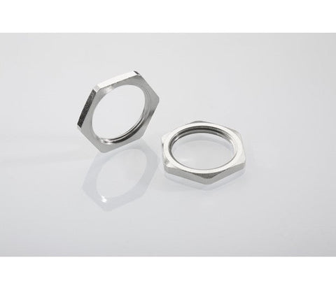 Pflitsch Lock nut, nickel-plated brass, M16 x 1.5 Pflitsch