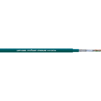 Lapp Etherline Cable, Cat.5e, teal, 2pair, 24AWG