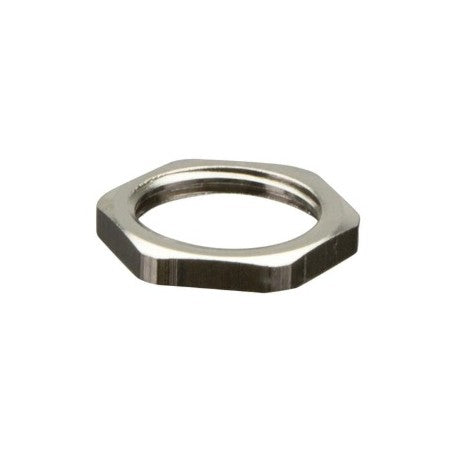 Pflitsch Locknut, brass nickel plated, M25 x 1.5 Pflitsch