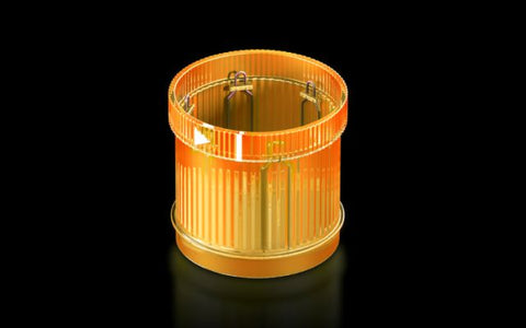 Rittal SG LED steady light component, yellow, 24VADC