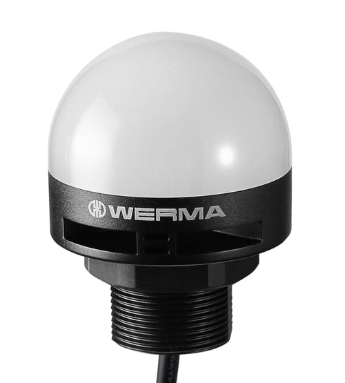 Werma MC55 Compact LED installation beacon, 3 colour, 85dB, 24VDC Werma