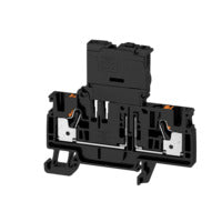 Weidmuller Fuse terminal, push-in, black, 250V, 6.3A, 4mm²