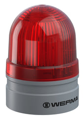 Werma Mini Twinflash LED beacon, red, 24VAC/DC