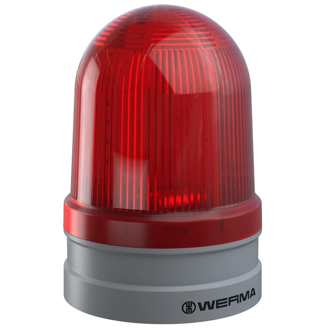 Werma Maxi Twinlight LED beacon, red, 12/24VAC/DC