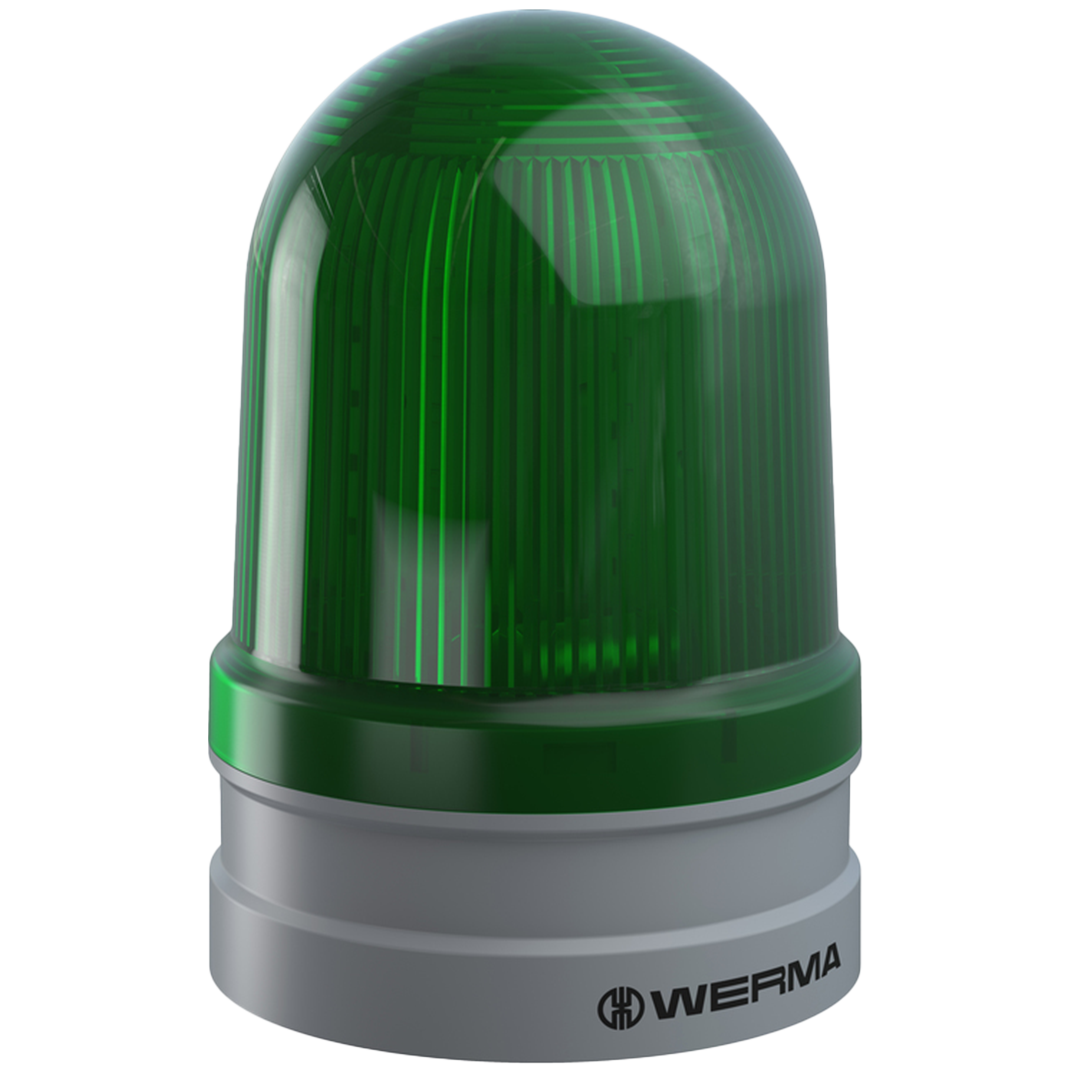 Werma Maxi Twinlight LED beacon, green, 12/24VAC/DC