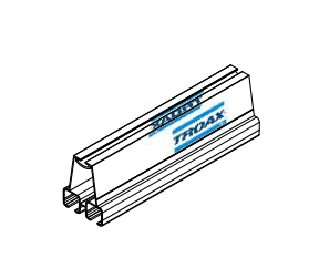 Troax Double rail, (L) 3000mm