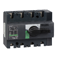 Schneider Switch disconnector, rotary handle, black, 125A Schneider Electric