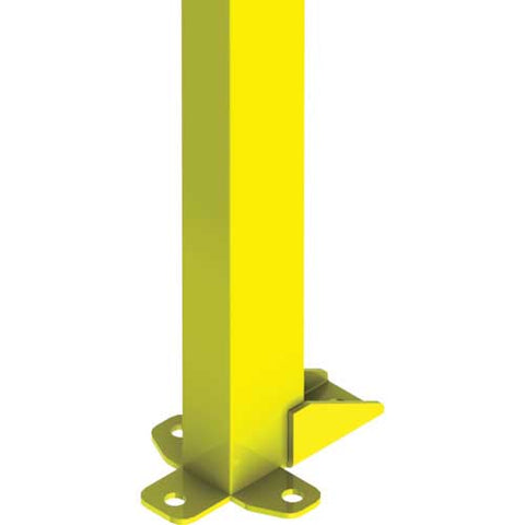 Troax Post, yellow, RAL101, 880x80x2x2200