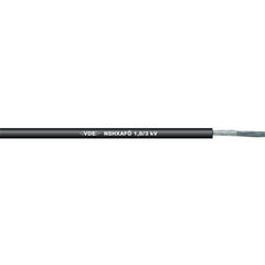 Lapp NSHXAFÖ 1,8/3kV Single-core rubber cable, black, 1.5mm²