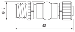 Murr Adapter, M12/ M12, 5-pole