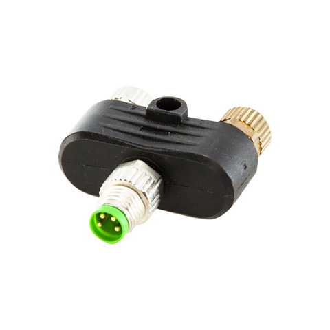 Murr T-coupler, M8 male, 4-pole/ 2x M8 female