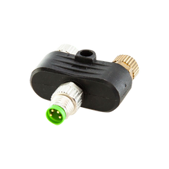 Murr T-coupler, M8 male, 4-pole/ 2x M8 female