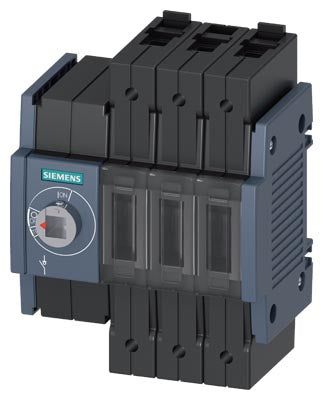 Siemens Switch disconnector Siemens Switch disconnector, front operating mechanism, size 1, 3-pole, 63AA, Size 1, 3-pole Front operating mechanism left
