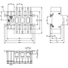Siemens Switch disconnector, front operating mech left, size 2, 3-pole, 100A
