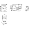 Siemens Sentron Switch disconnector, 3-pole, front mount, 16A