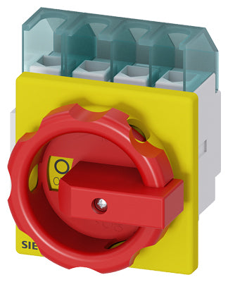 Siemens Sentron 3LD Switch disconnector, front panel, 4-pole, 25A