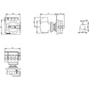 Siemens Switch disconnector, 4-pole, 1NC + 1NO, 9.5kW, 25A