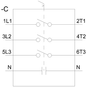 Siemens Switch disconnector, 4-pole, 63A, 22kW