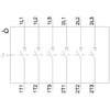 Siemens Switch disconnector, 6-pole, 63A max current, 63A fuse current