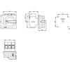 Siemens Sentron Switch disconnector, 3-pole, 400V, 100A