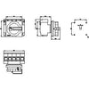 Siemens Sentron Switch disconnector, 4-pole, red/yellow, 37kA, 100A