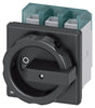 Siemens Switch disconnector, main switch, 3-pole, black, 125A