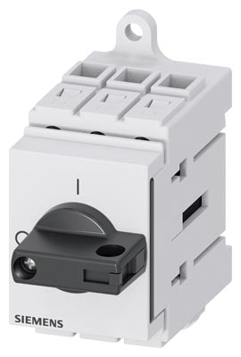Siemens Load disconnector 3LD3,16A main switch, 3-pole, 23A