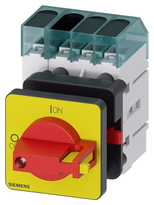 Siemens Load disconnector, main switch, 3-pole+N, 400V, 7.5kW, 23A